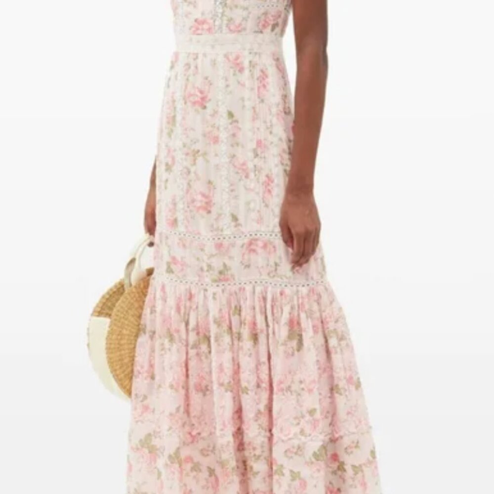 LoveShackFancy, Pink Maxi Dress